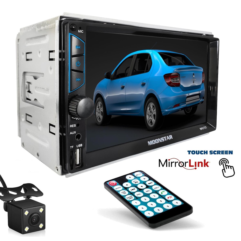 7'' Double Teyp 4x50w Mirorlink Moonstar Bms-7212