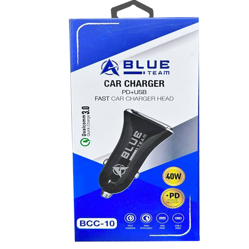 Araç Şarj Adaptörü Usb - Pd Type C Quick Qualcomm 3.1a 25w Hızlı BlueTeam BCC-10 