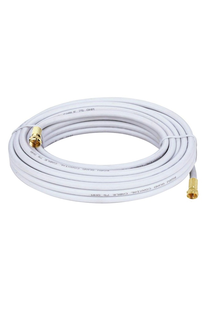 RG6 F Konnektörlü Hazır Anten Kablo 5mt Poke PK-5318