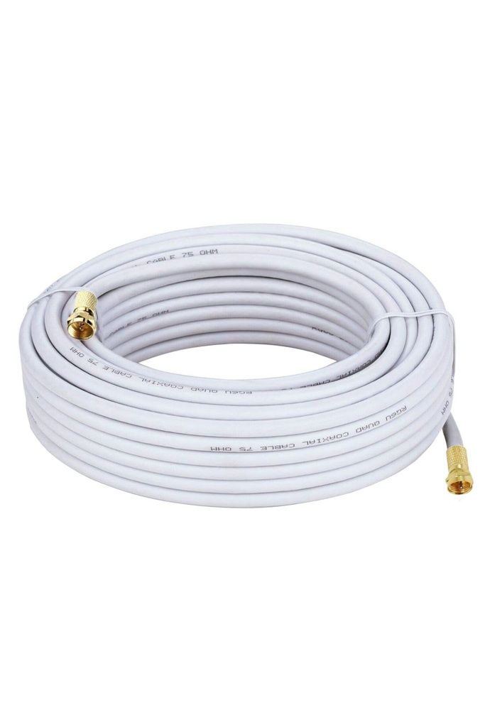 RG6 F Konnektörlü Hazır Anten Kablo 20mt Poke PK-5321