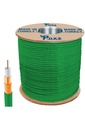 Anten Kablosu Gold RG6/U4 48Tel Yeşil 0.80 300mt Poke Pk-1356