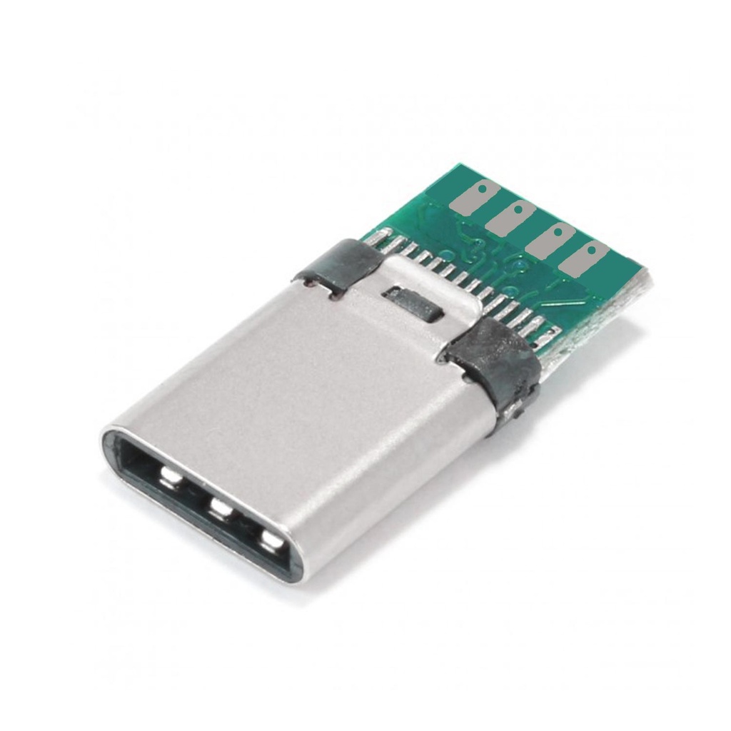 Type-C Erkek Fiş Şase Karkas Konnektör 4Pin Poke PK-5376