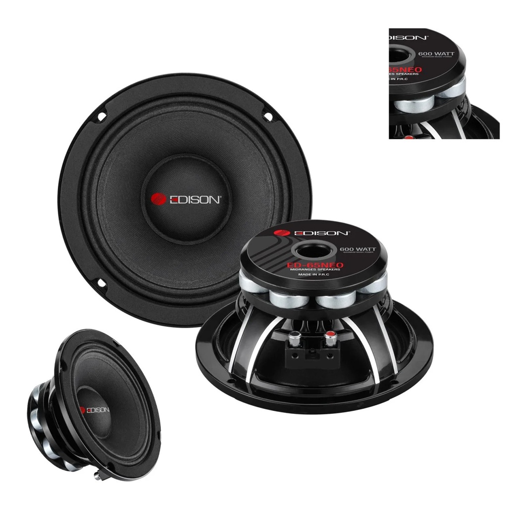 Oto Midrange 16cm 600w 2 Adet Edison ED-65NEO