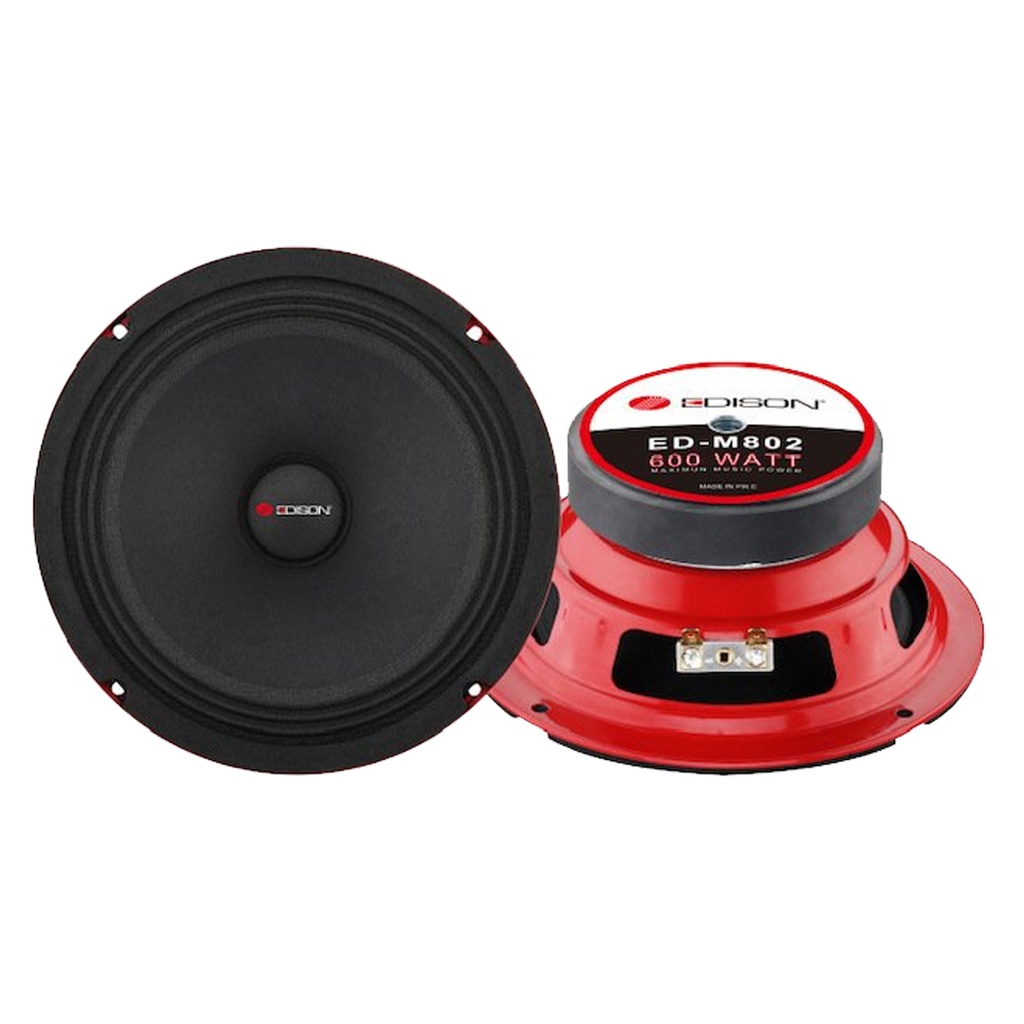 Oto Midrange 20cm 600W 2 Adet Edison ED-M802  