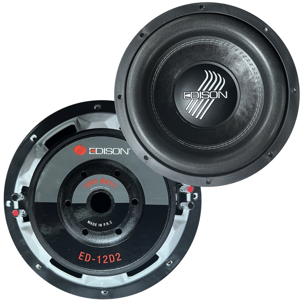 Oto Bass 30cm Subwoofer 1800w 800rms Edison ED-S12D2