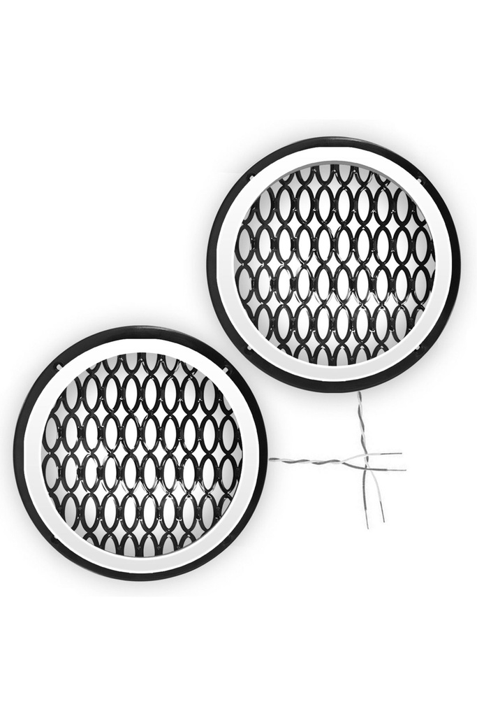 Ledli Hoparlör Kapak 20cm 2 Adet Pk-5051