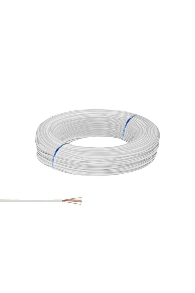 Zil Teli Montaj Kablosu Beyaz 200mt Poke Pk-1262