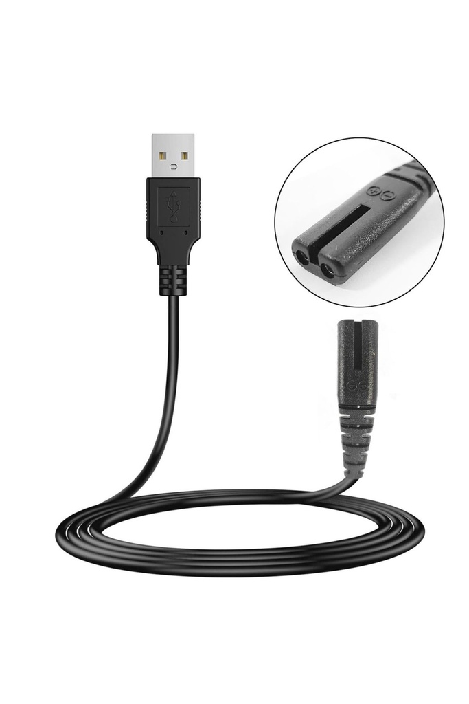 Tıraş Makinası Kablosu Usb 1mt Siyah No16 Fully G-53516