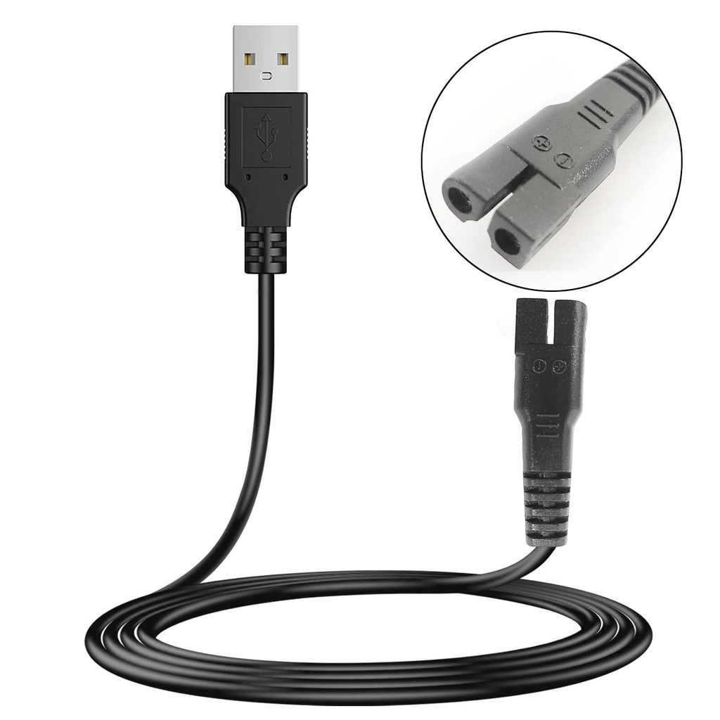 Tıraş Makinası Kablosu Usb 1mt Siyah No18 Fully G-53518