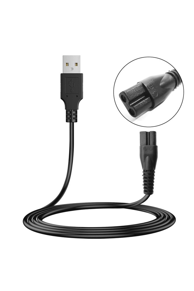 Tıraş Kablosu Usb 1mt Siyah No9 Fully G-5359