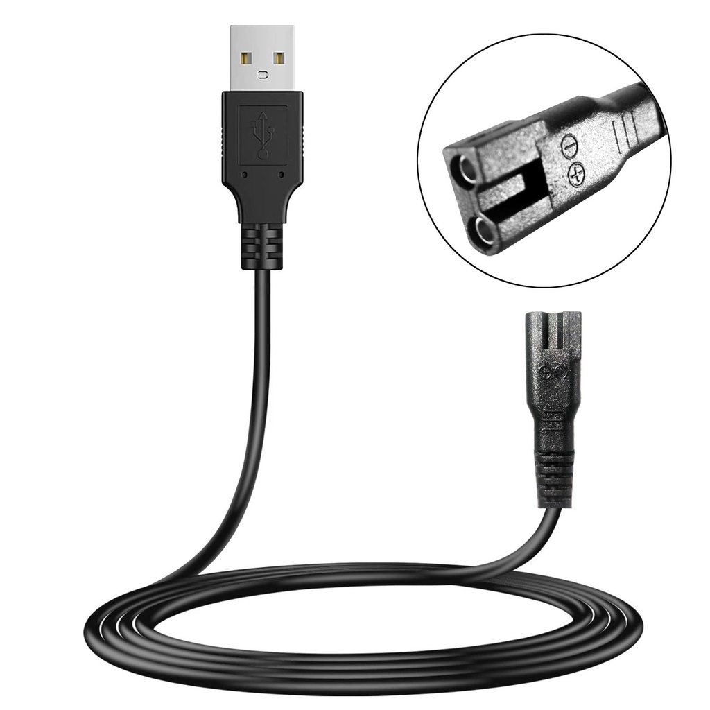 Tıraş Makinası Kablosu Usb 1mt Siyah No14 Fully G-53514