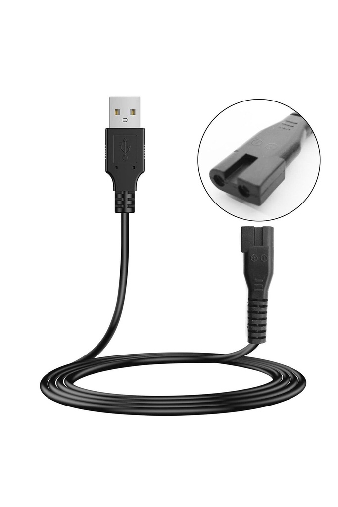 Tıraş Kablosu Usb 1mt Siyah No8 Fully G-5358
