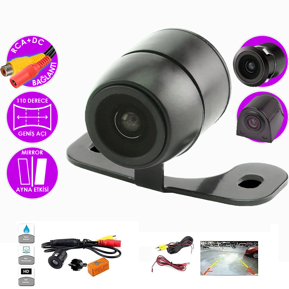 Araç Geri Görüş Kamerası Full HD Rose GK-01   R6