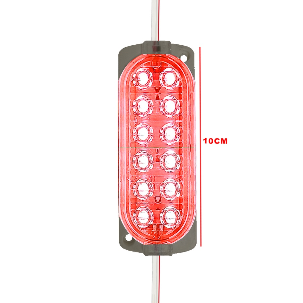 Çakar Modül Led 12v Flaşör 12 Ledli Kırmızı PK-5620