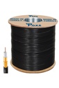 Anten Kablosu Gold RG6/U4 64Tel 1.02 300mt Siyah Poke PK-1374