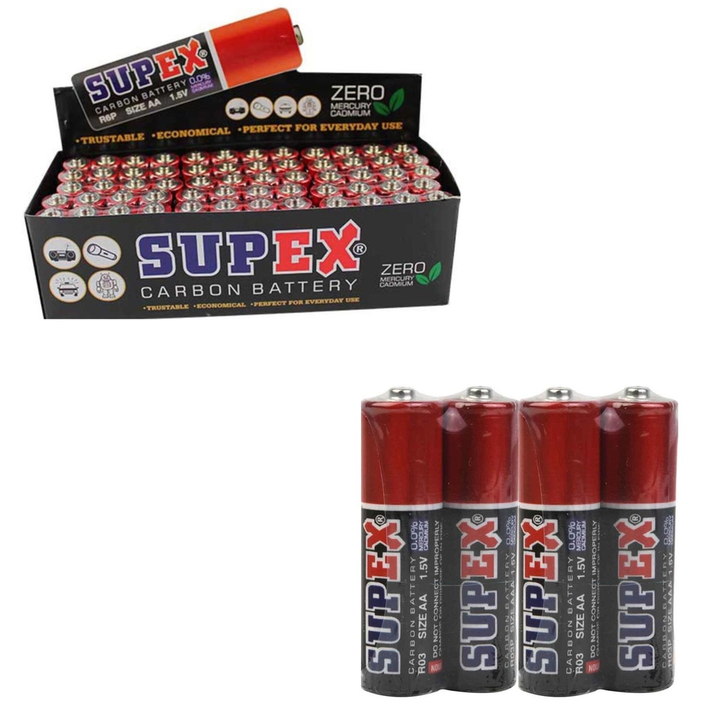 Kalem Pil AA 60 Adet Supex R32