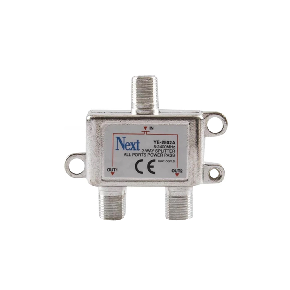 Splitter 1/2 Powerpass 5-2400mhz Next YE-2502A  