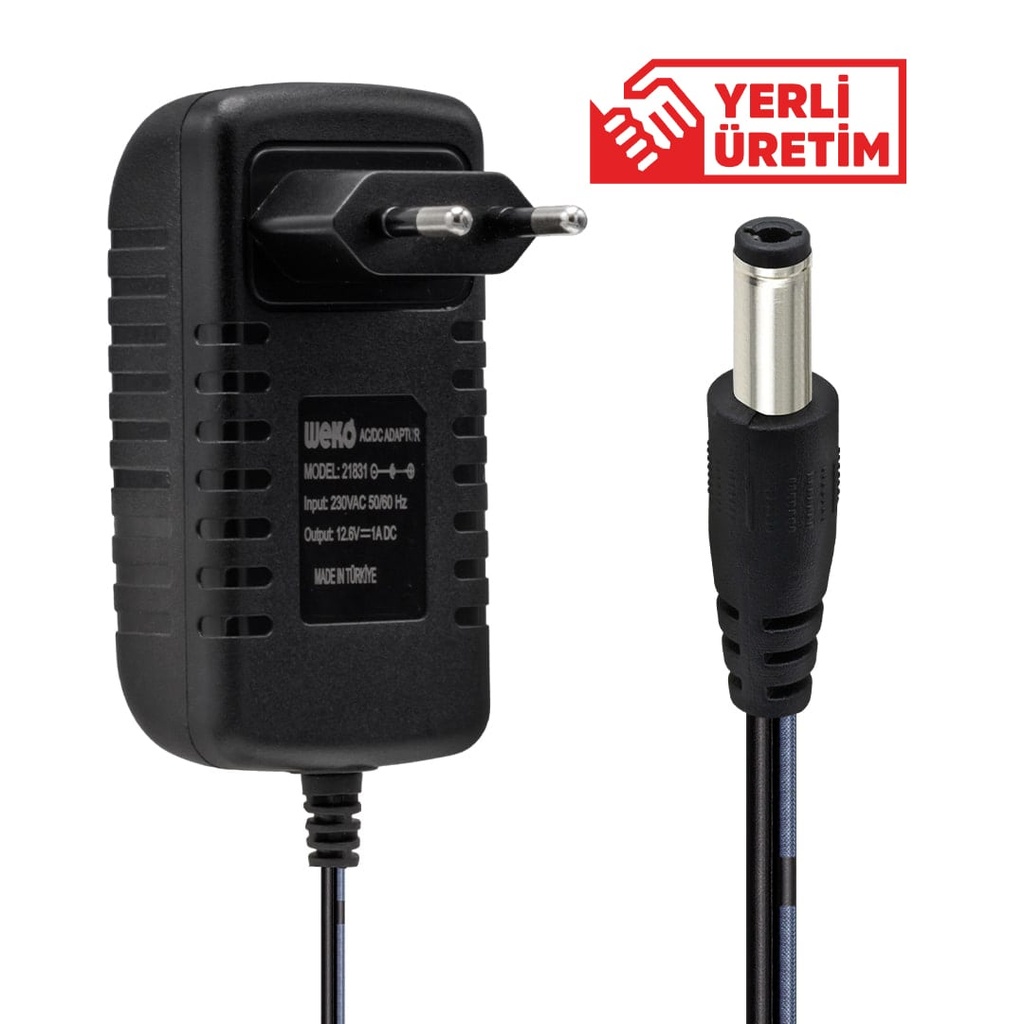 Adaptör 12.6v 1a 5.5x2.5 Uç WK-6V1A