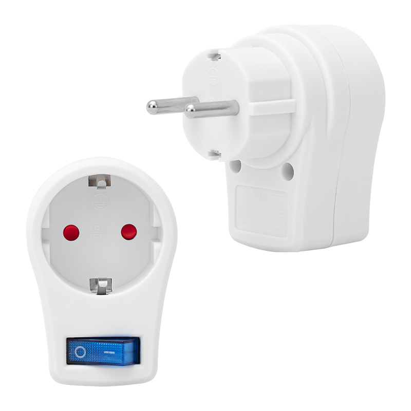 Akım Korumalı Priz Tekli Beyaz Anahtarlı 10A 2510 Watt PM-5793