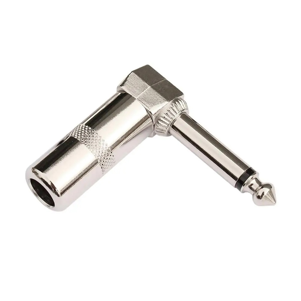 6.3mm Mono Gitar Jack Metal L Tip PK-5838 Ç1
