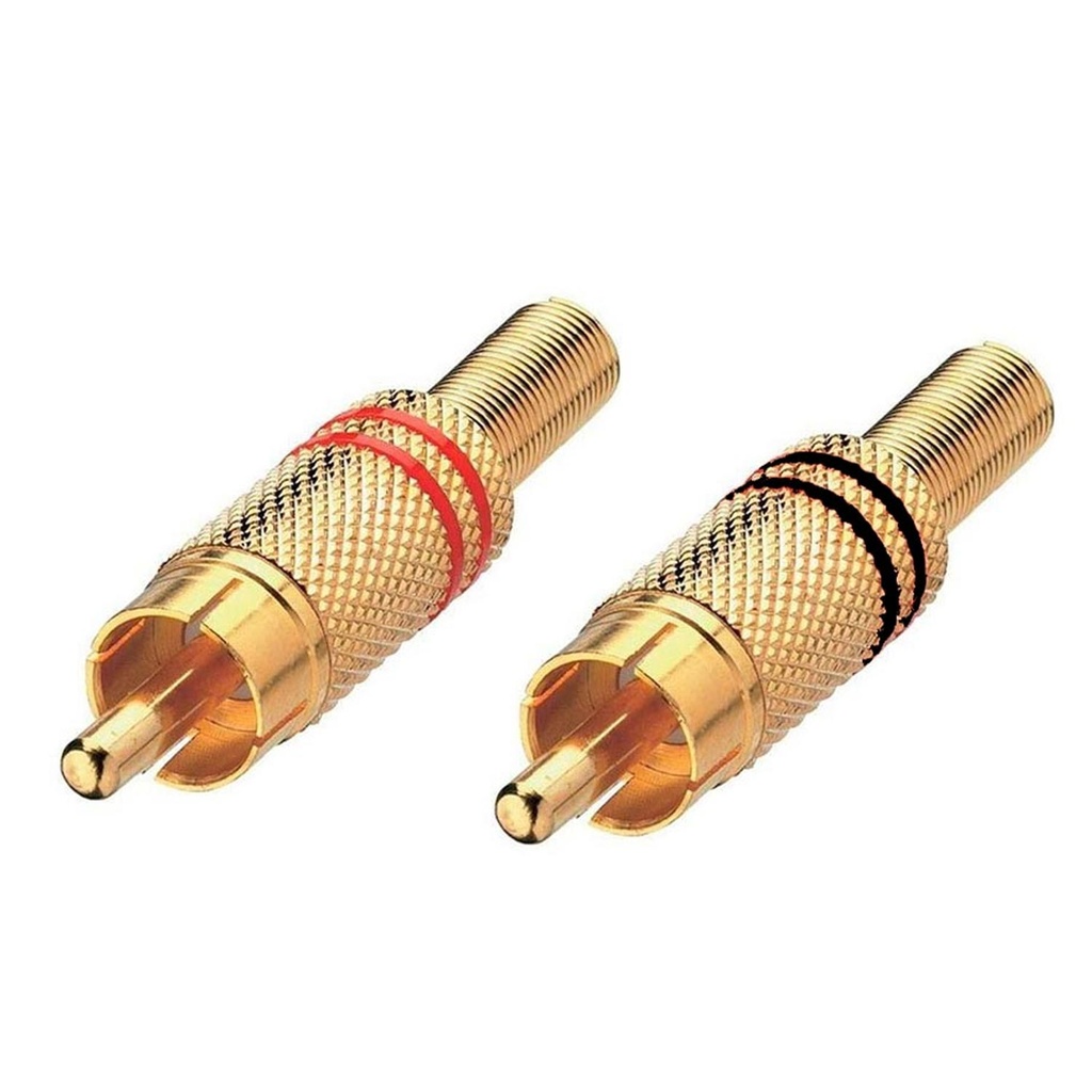Erkek Tos Fiş Rca Metal Gold 2 Adet PK-5858