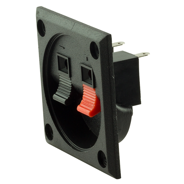 Hoparlör Terminali İkili Kare İç 5.5cm Dış 5.5cm PK-5868 