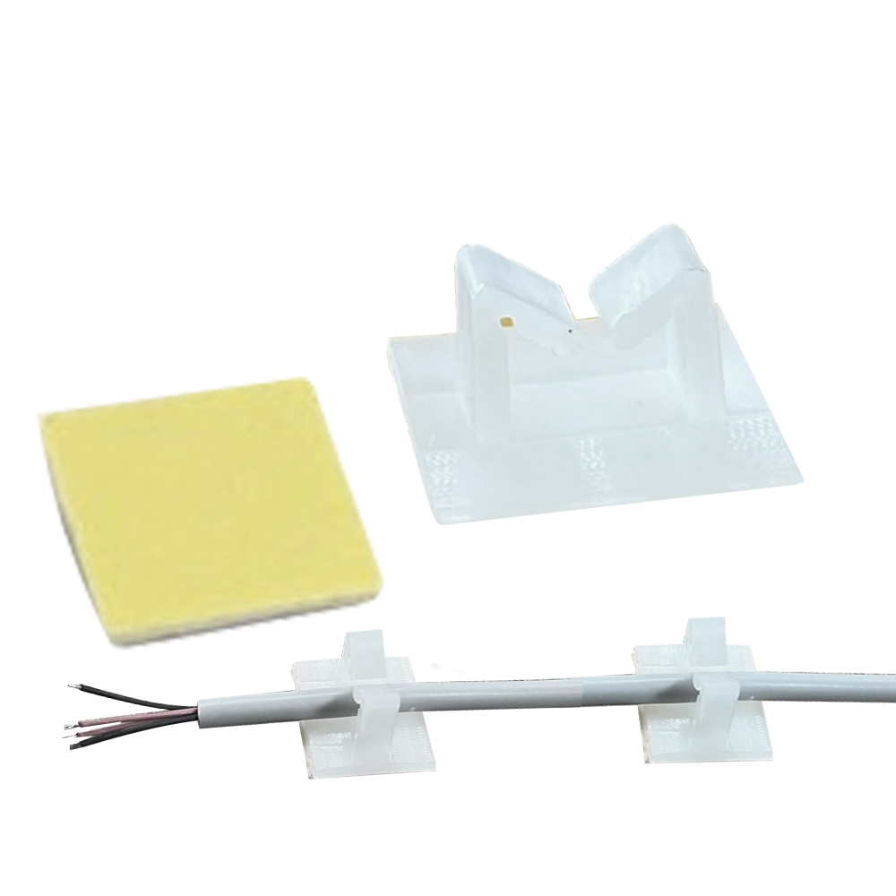 Kablo Tutucu Kroşe Bantlı 2X2cm 100 Adet Poke PK-4295  