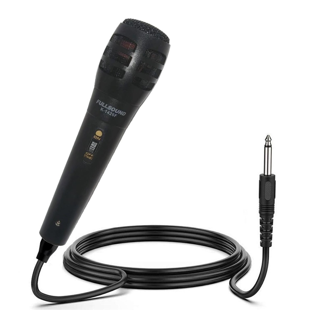 El Mikrofonu Kablolu 2mt Dinamik Fullsound K-1426F 