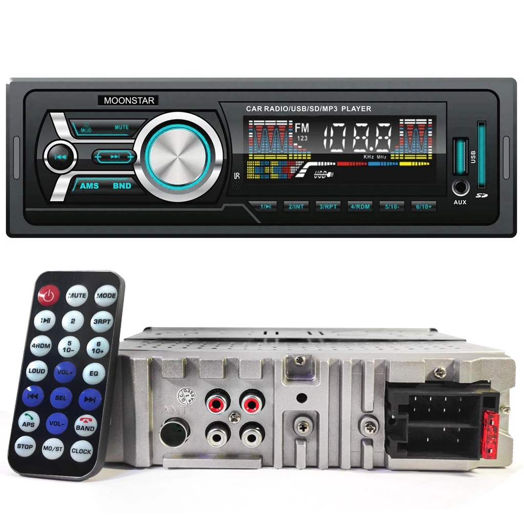 Oto Teyp 4x50w 7388 Entegre Aplikasyon Bt 2usb Sd Fm Aux Moonstar Bms-4204 R1
