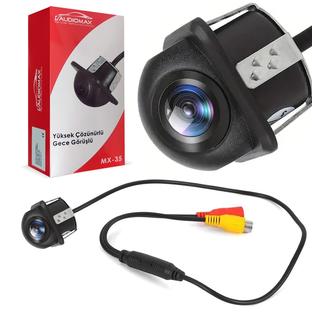Araç Geri Görüş Kamerası Gece Görüşlü Audiomax MX-35   