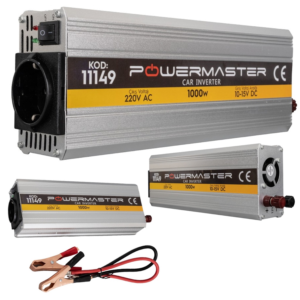 İnverter 1000w 12v 220v Modified Sinus Ac PM-11149   R10