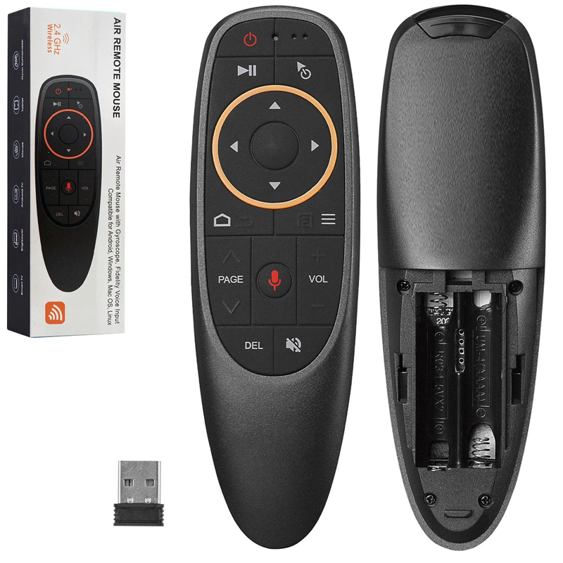 Akıllı Kumanda Fly Air Mouse Ses Komutlu Smart TV TV BOX PC Telefon Uyumlu Poke PK-7046