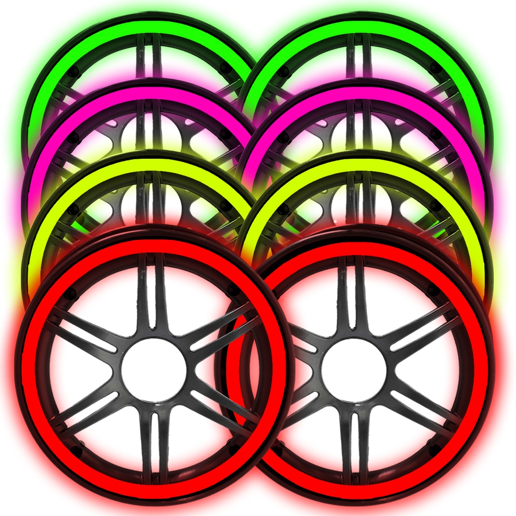 Ledli Hoparlör Kapak 13cm 2 Adet Pk-6077