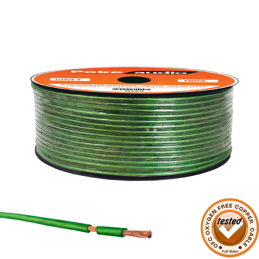 18GA OFC Bakır Anfi Tetikleme Sinyal Kablosu Silikon 100mt Poke PK-1445