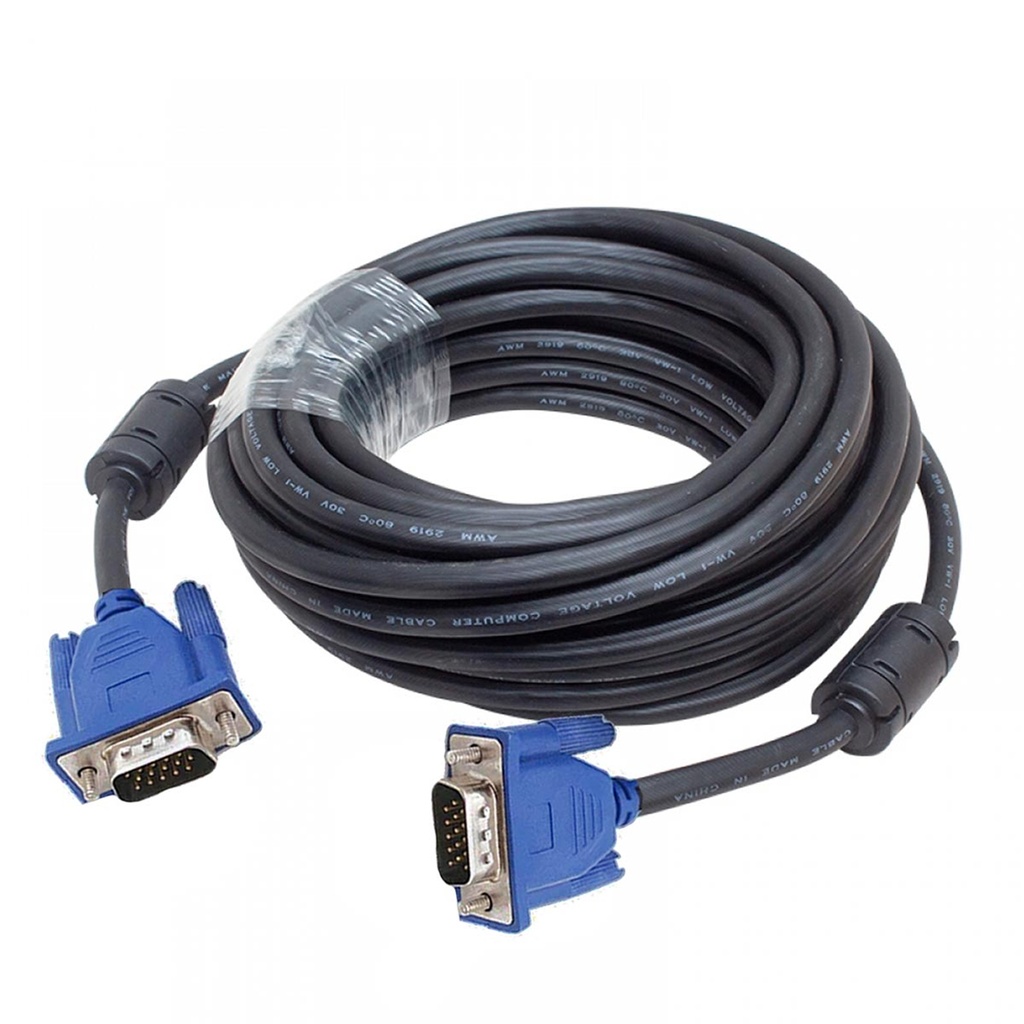 Vga Kablo 15pi̇n E/E 3+4 Fi̇ltreli̇ 20mt Gabble GAB-VGA420