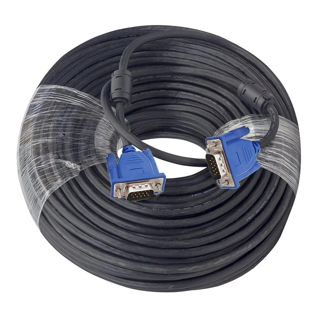 Vga Kablo 15pi̇n E/E 3+4 Fi̇ltreli̇ 30mt Gabble GAB-VGA430