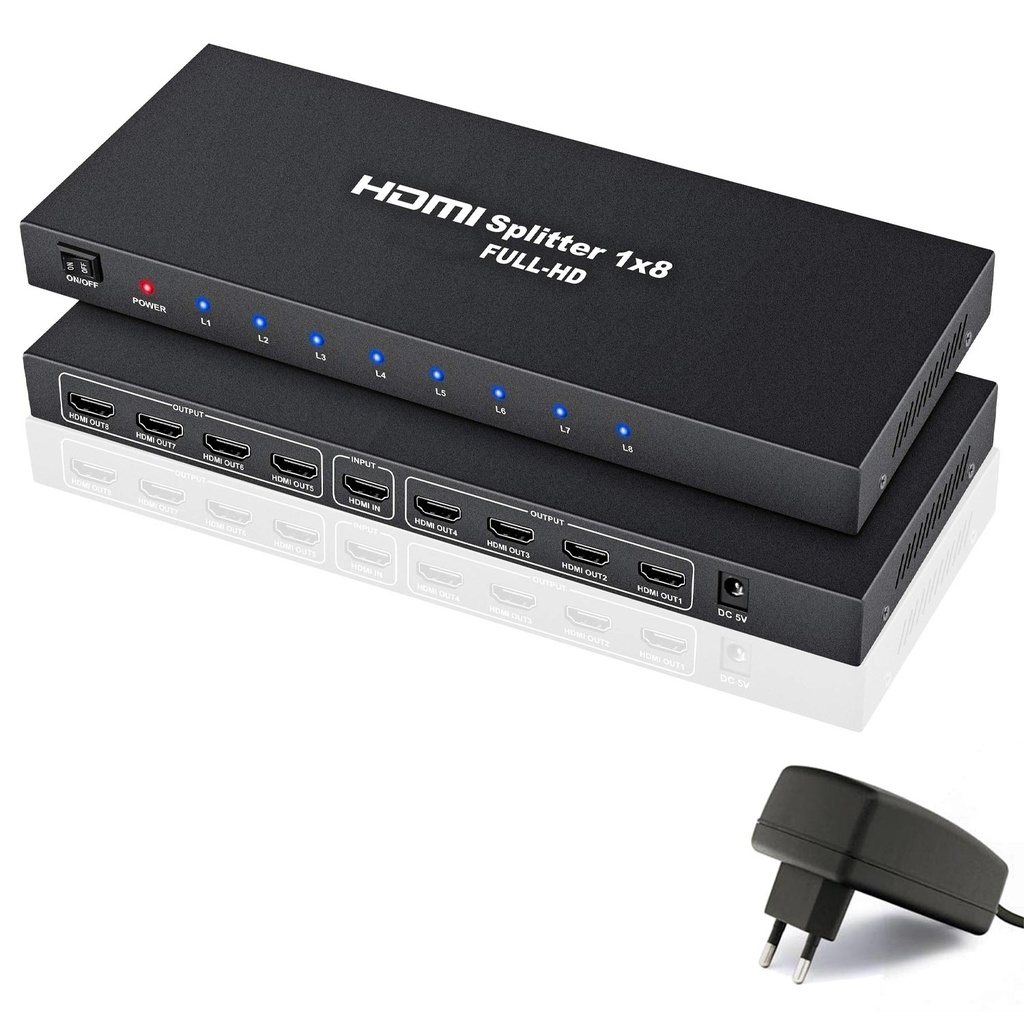 Hdmi Çoklayıcı 8 Port Gabble GAB-HS08