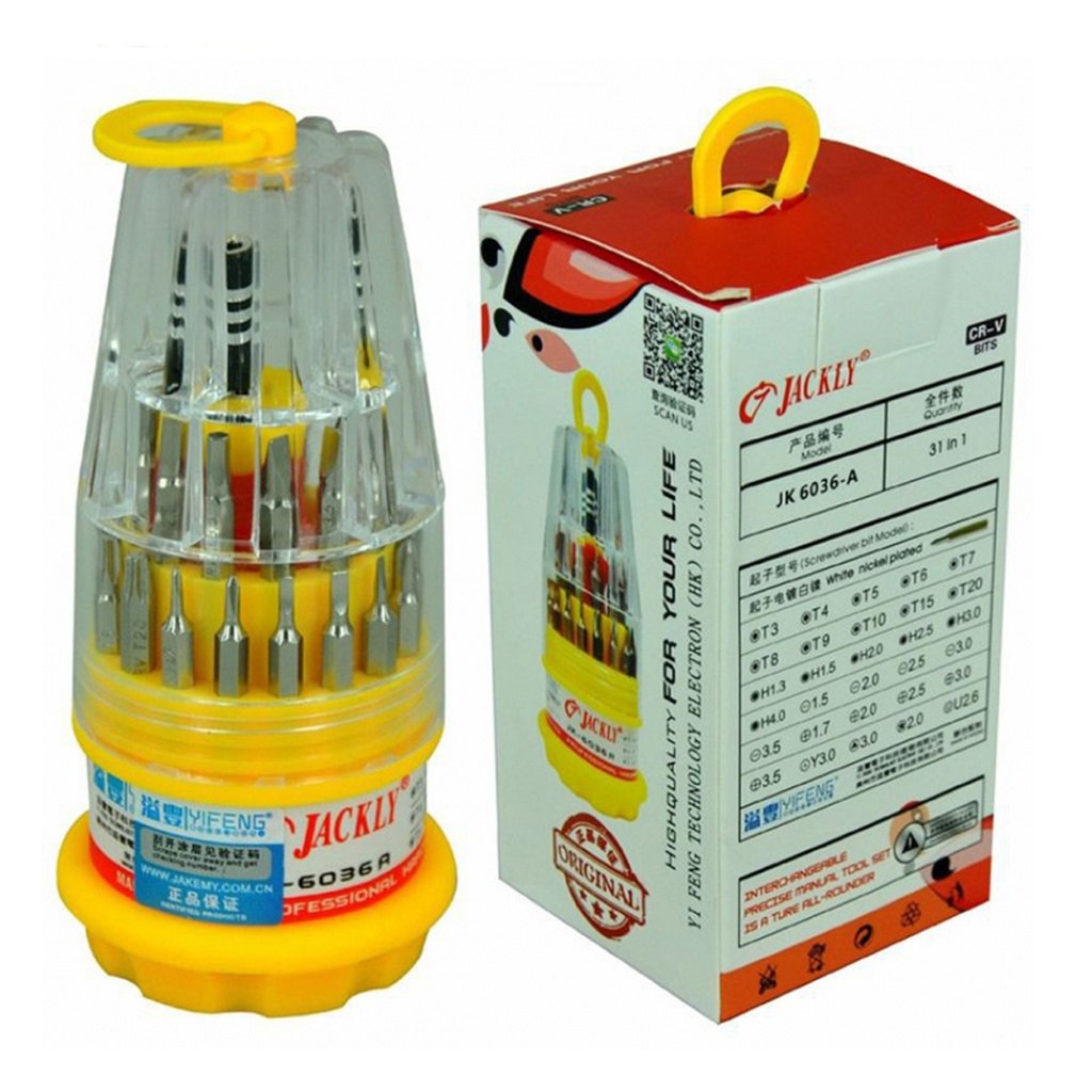 Tornavida Seti 32 Parça Jakemy JM-6036-A R35