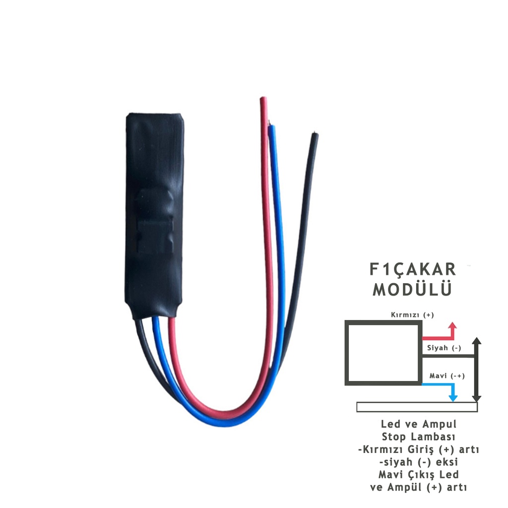 F1 Çakar Modülü Stop Çakarı 12v Regel PK-6219 