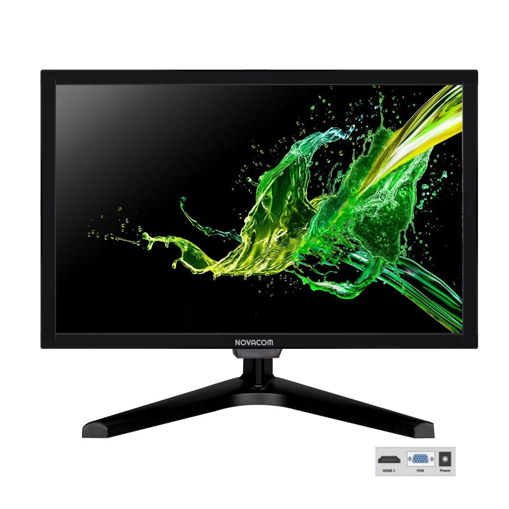 19'' Lcd Monitör 2K Full HD Hdmi Vga Novacvom LED-19HV