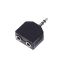 3.5mm Erkek to 2x 3.5mm Dişi Stereo Çevirici Jack Fiş PK-6317
