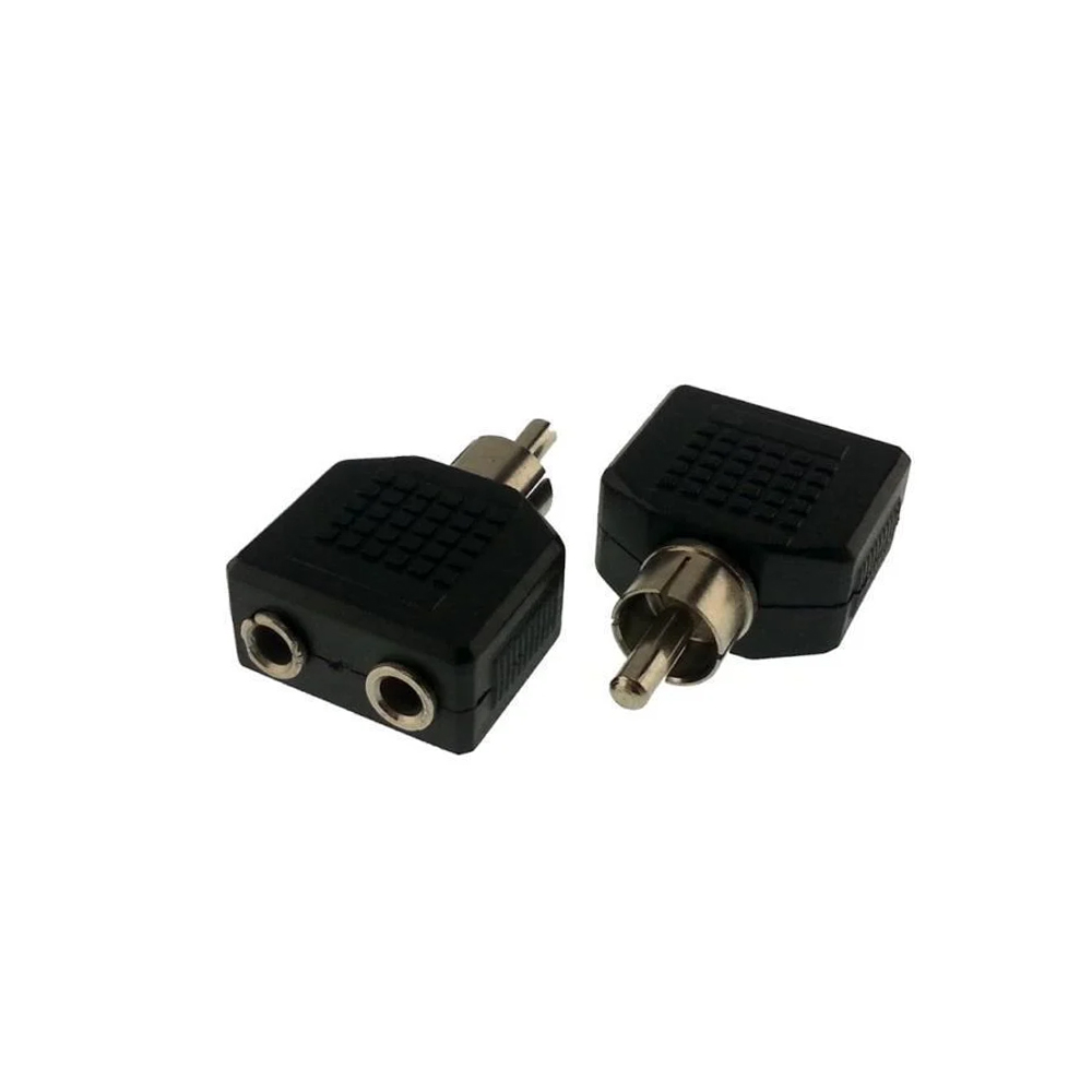 Rca Erkek to 2 3.5mm Dişi Stereo Çevirici Adaptör PK-6318  
