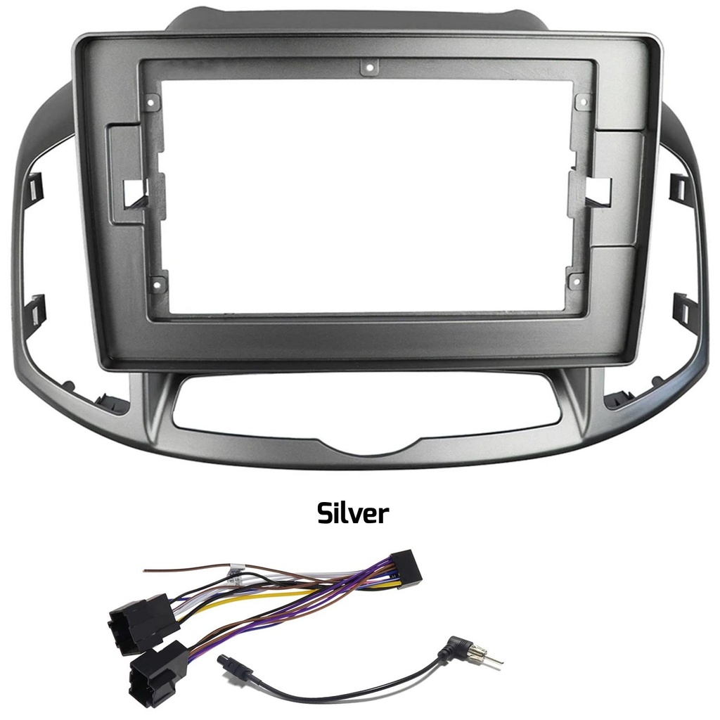 10.1'' Chevrolet Captiva 2011 2017 Silver Oto Tablet Çerçeve NV-0015 