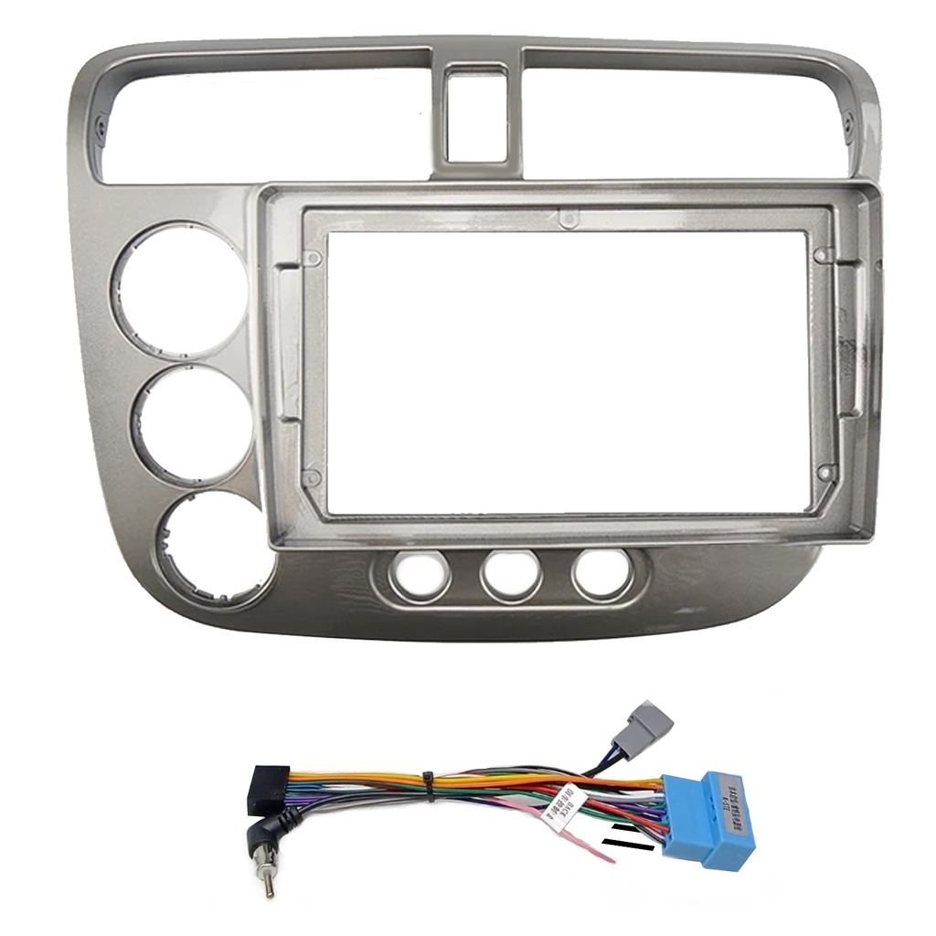 9'' Honda Civic C ES7 2002-2005 Silver Oto Tablet Çerçeve NV-0036 T1