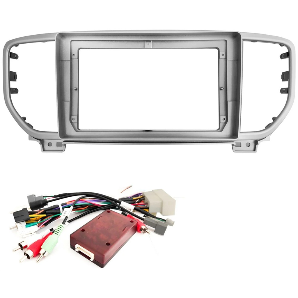 9'' Kia Spoeratge 2015-2018 Silver Oto Tablet Çerçeve NV-0049 T3