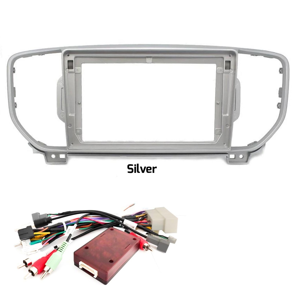 9'' Kia Sportage 2018+ Silver Oto Tablet Çerçeve NV-0050