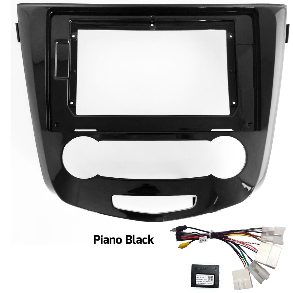 10.1'' Nissan Qashqai Auto AC 2014+ Piano Black Oto Tablet Çerçeve NV-0061 