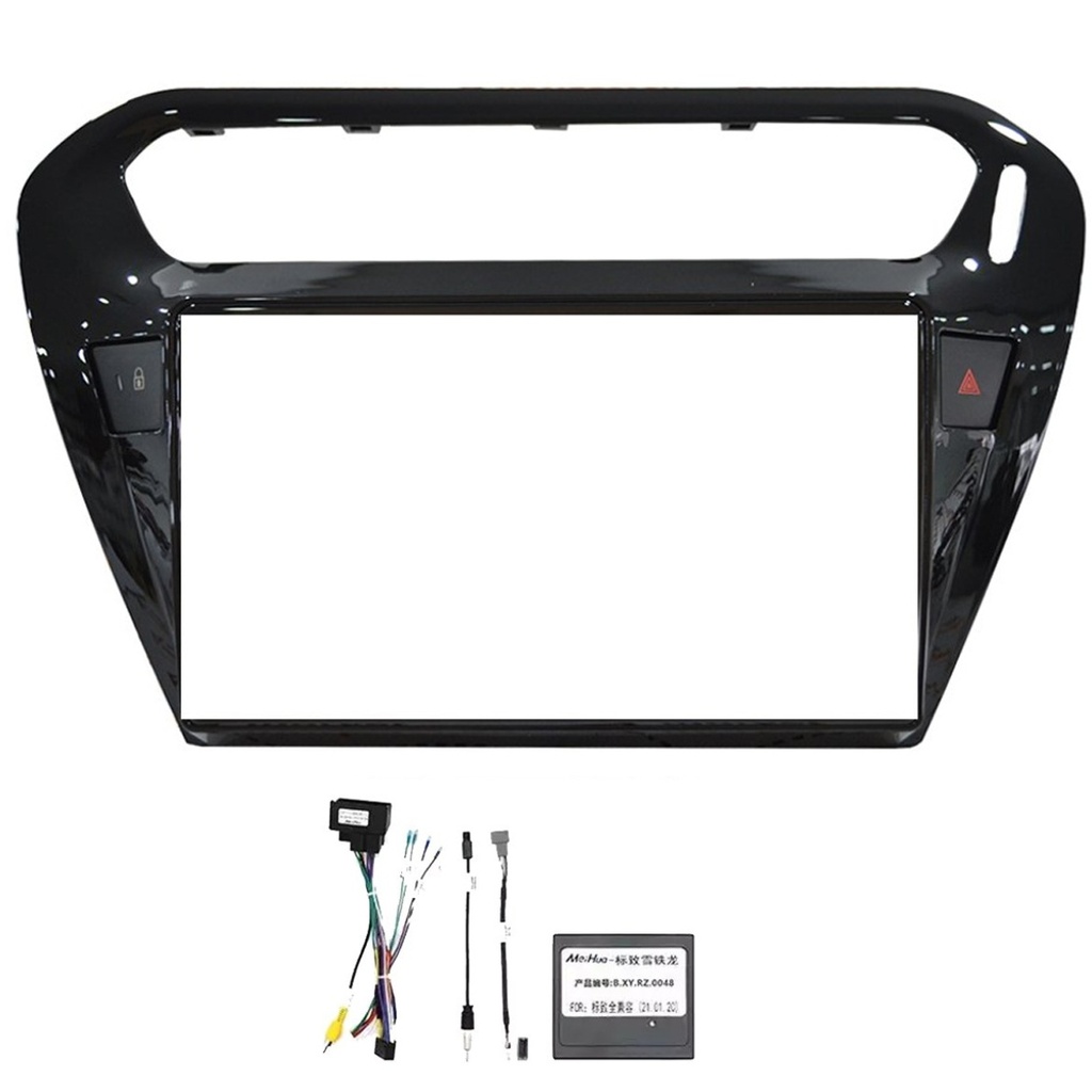 9'' Peugeot 301 Citroen C Ellyse 2014+ Piano Black Oto Tablet Çerçeve NV-0072