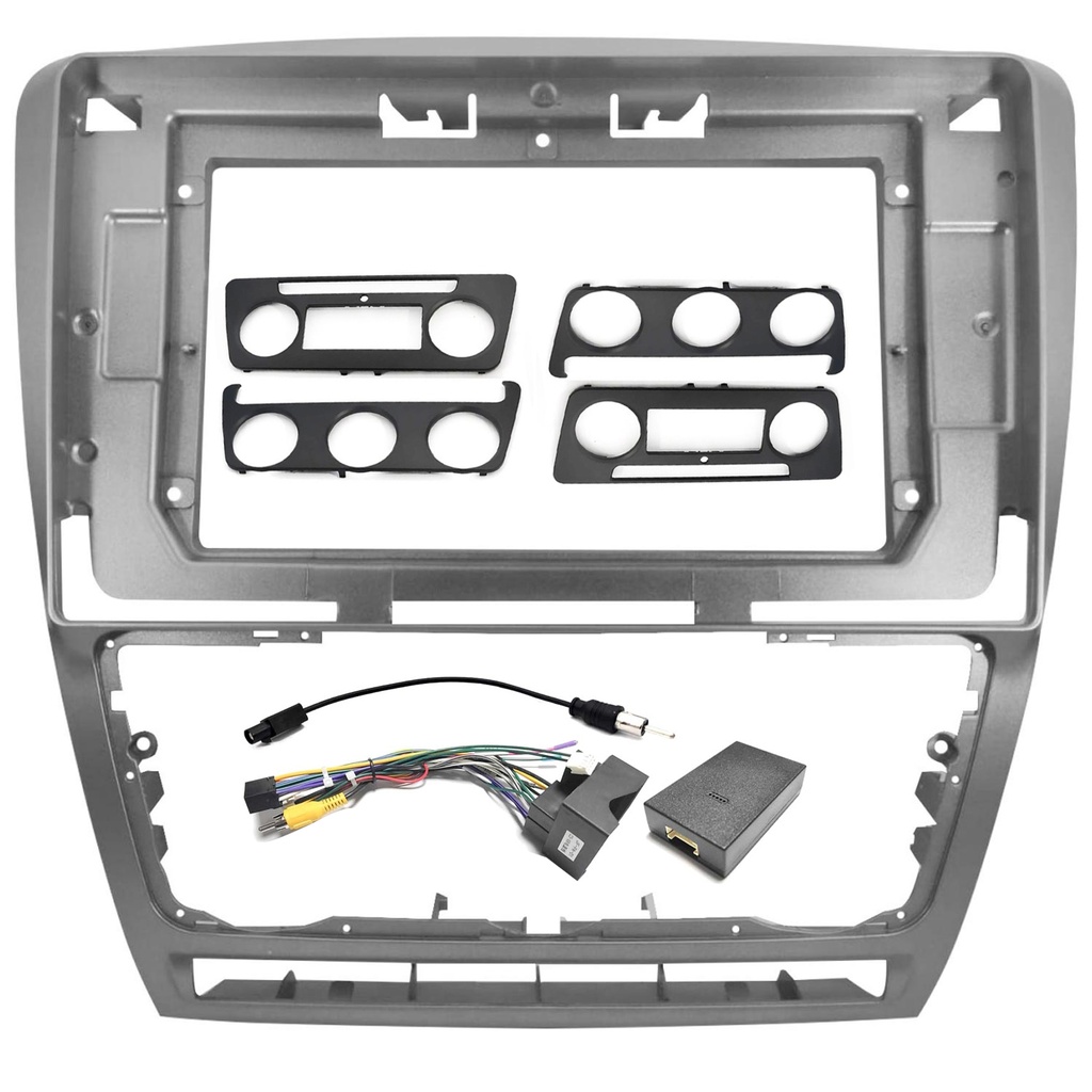 10.1'' Skoda Octavia 2007-2014 Silver Oto Tablet Çerçeve TAC-176