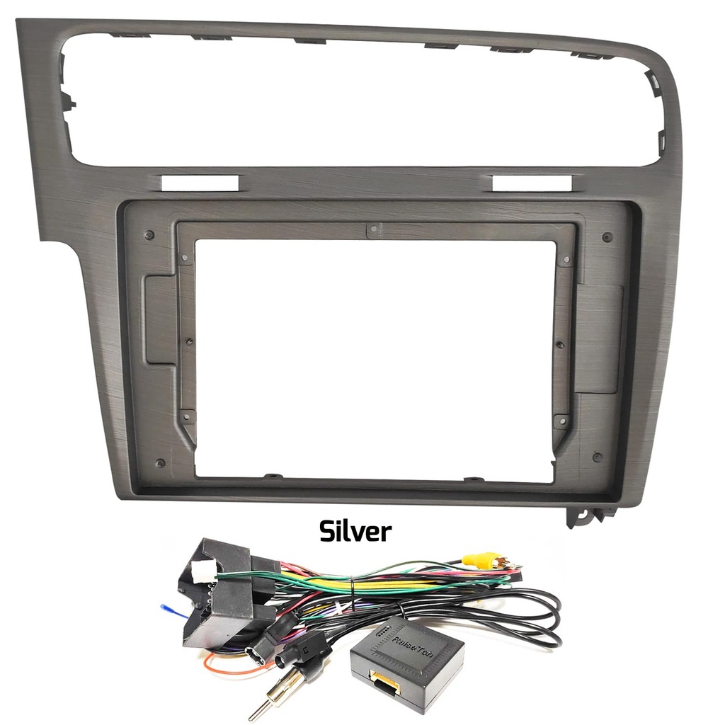 10.1'' VW Golf 7 2013+ Silver Oto Tablet Çerçeve NV-0113 